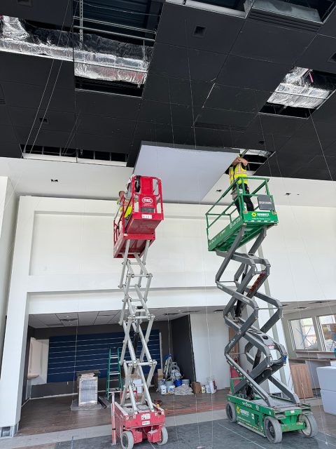 luminous surface installation photo 3